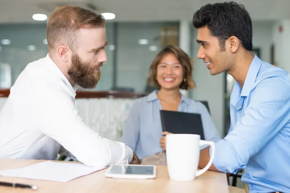 Reunión inglés para empresas